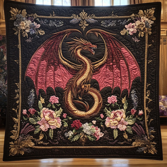 Floral Dragon CW0807019CL Quilt