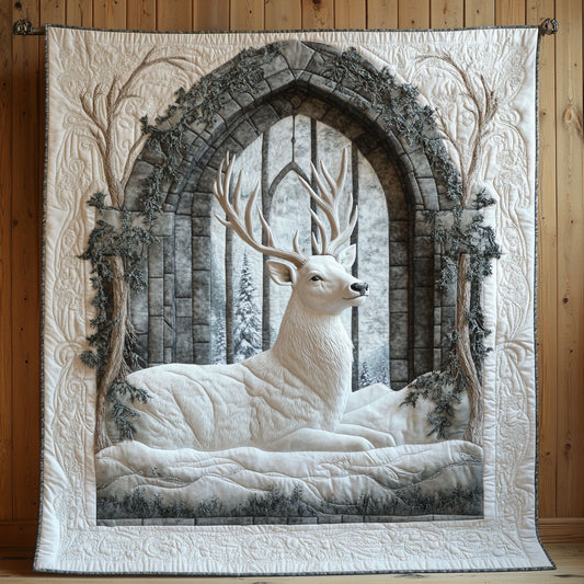 Winter Stag CP0906001CL Quilt