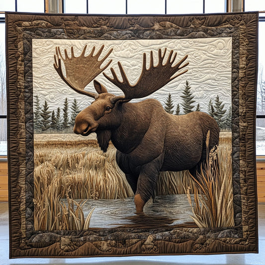Marsh Moose CP0406053CL Quilt