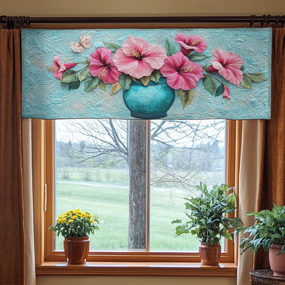 Hibiscus Breeze WN1906044CL Quilted Valance