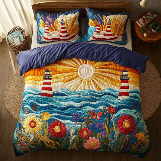 Floral Lighthouse WN1504023CL Duvet Cover Set