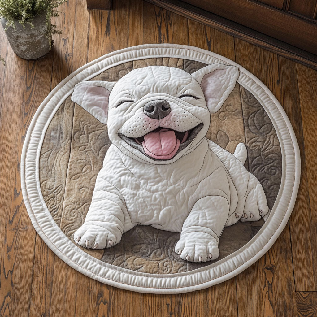 Happy Pup CP0407045CL Quilted Round Mat
