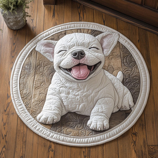 Happy Pup CP0407045CL Quilted Round Mat