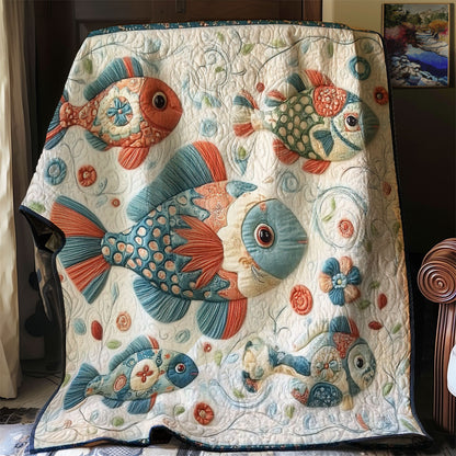 Fish Tale Bliss WJ0401003CL Quilt