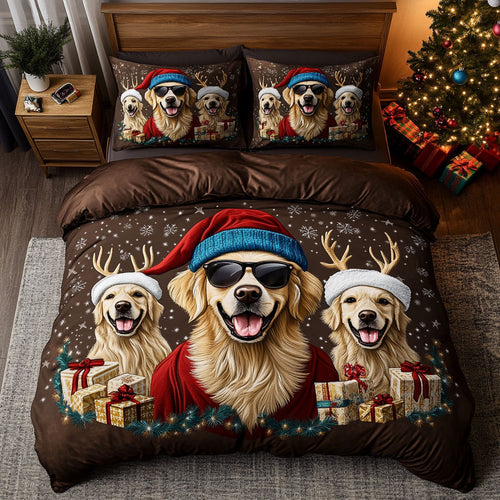 Golden Retriever Adventure WN15080027CL Duvet Cover Set