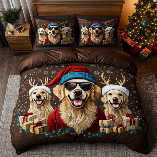 Golden Retriever Adventure WN15080027CL Duvet Cover Set