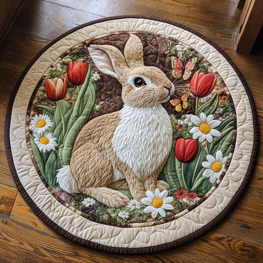 Charming Hare CP0406085CL Quilt Round Mat