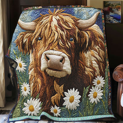 Highland Cow  WX2112023CL Quilt