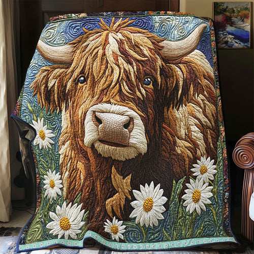 Highland Cow  WX2112023CL Quilt