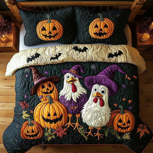 Witchy Cluckers WY0108047CL Duvet Cover Set