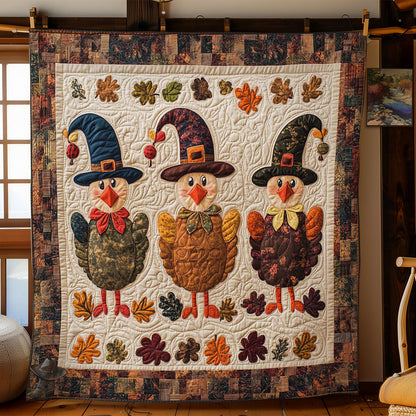 Turkey Trio WN1511052CL Quilt