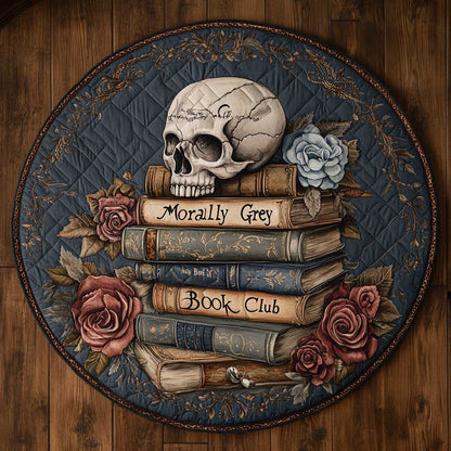 Skull Trove WN2005044CL Quilted Round Mat