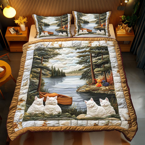 Forest Canoe Cat WP2412049CL Duvet Cover Set