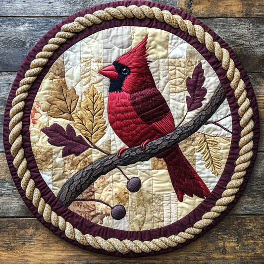 Beauty Cardinal CP1207015CL Quilted Round Mat