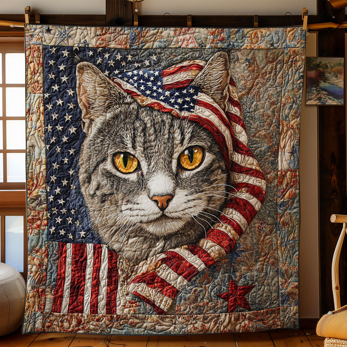 Homeland Cat WN1006063CL Quilt