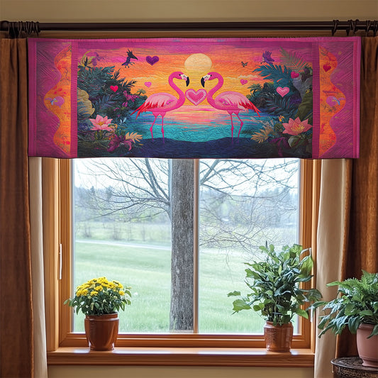 Sunset Love WY0905012CL Quilted Valance