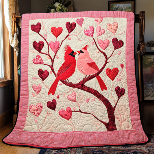 Couple Cardinal WX2401008CL Quilt