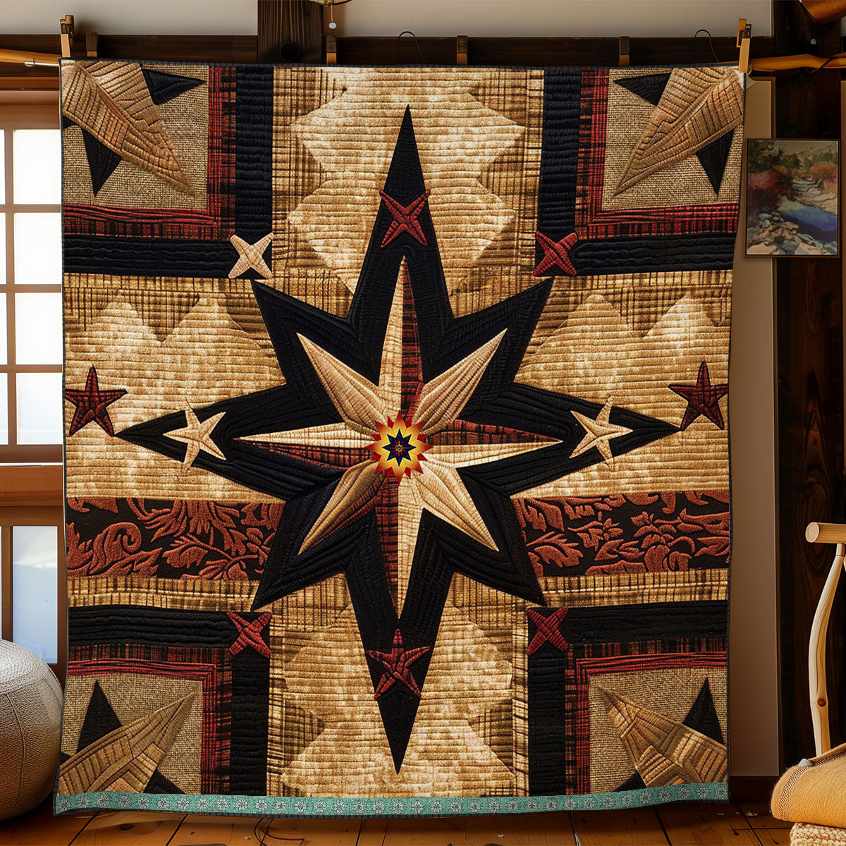 Texas Star WJ0212034CL Quilt