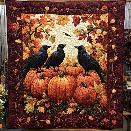 Autumn Pumpkin Raven CW2008023CL Quilt