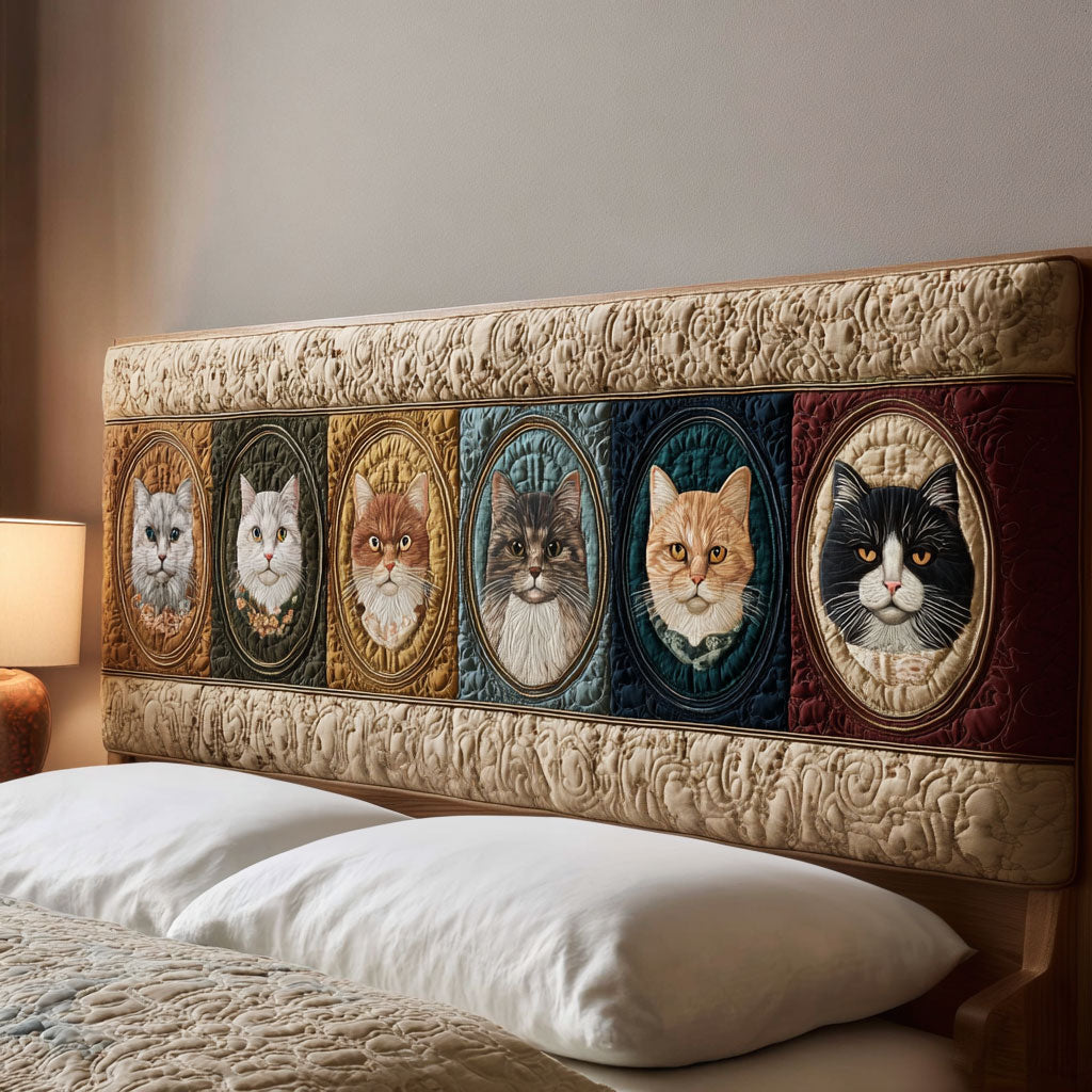 Classic Felines CP2212011CL Quilted Headboard Slipcover