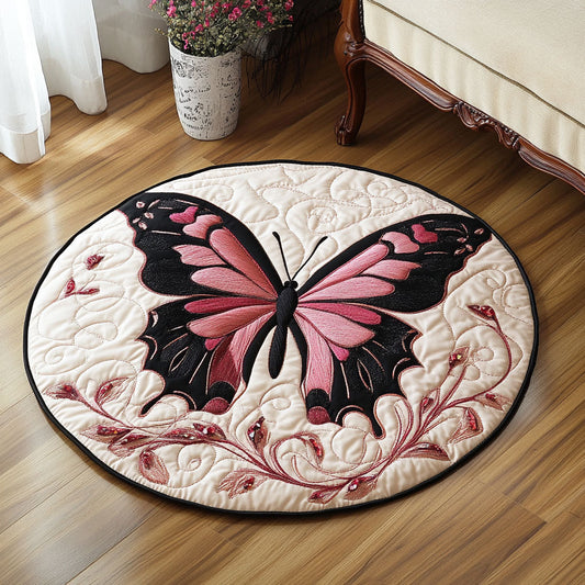 Mystic Butterfly WY2203016CL Quilted Round Mat