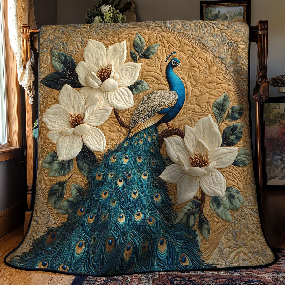Elegant Peacock WN2203031CL Quilt