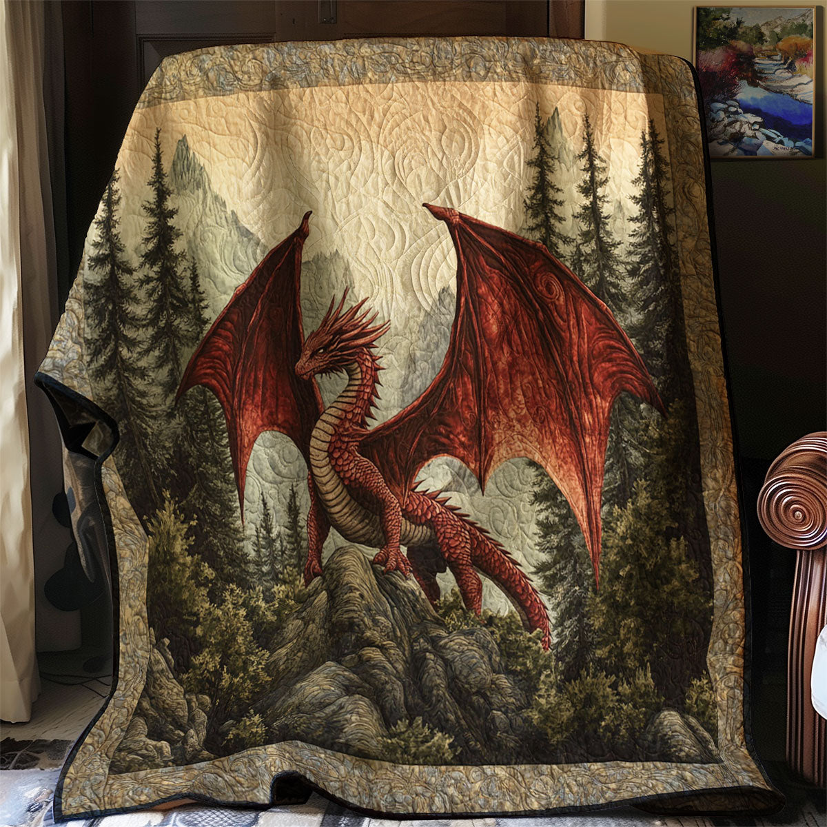 Fire Dragon WJ2503007CL Quilt