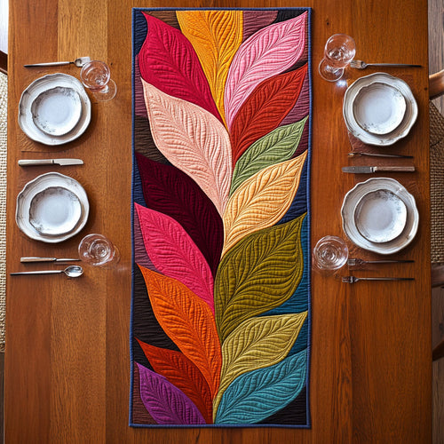 Dancing Leaves CP2005006CL Quilted Table Runner