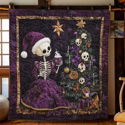 Haunted Holiday Skeleton WN1311044CL Quilt