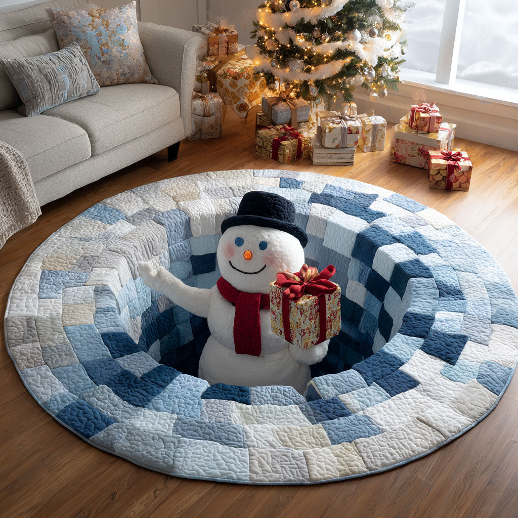 Winter Glow CP1111007CL Quilted Round Mat