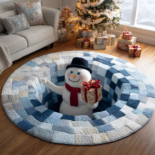 Winter Glow CP1111007CL Quilted Round Mat