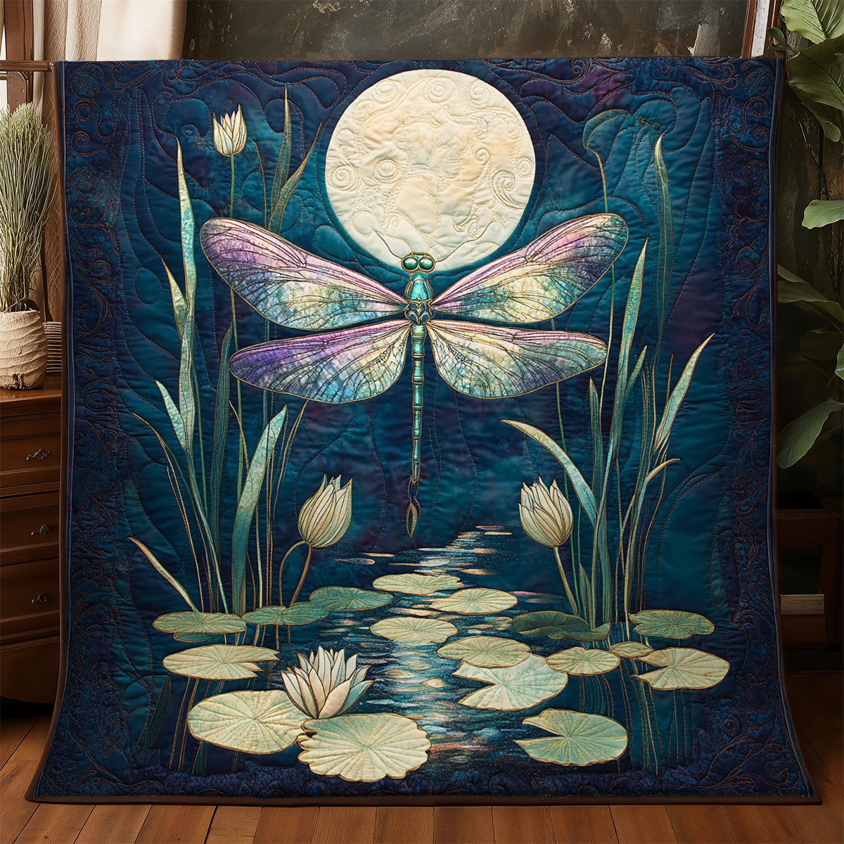 Dragonfly Lunar WX1905008CL Quilt