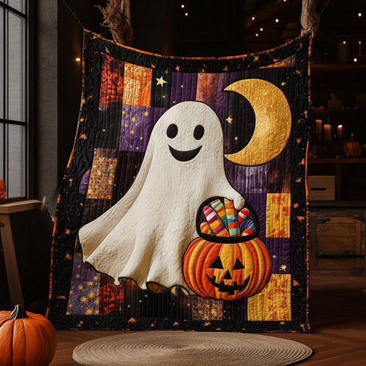 Ghost And Candy Basket DH2009051CL Quilt