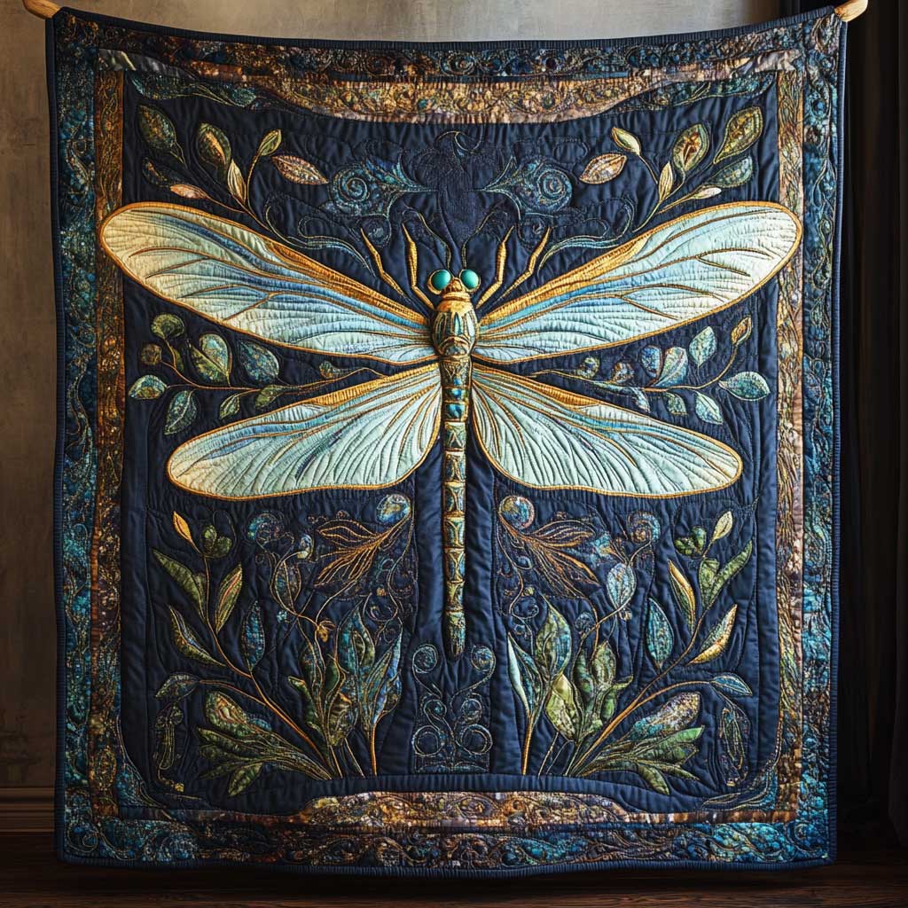 Dragonfly Impression CQ2005014CL Quilt