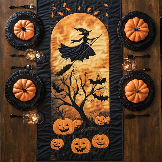 Halloween Night WY0206006CL Quilted Table Runner