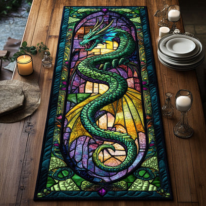 Mystic Dragon CW1301182CL Quilted Table Runner