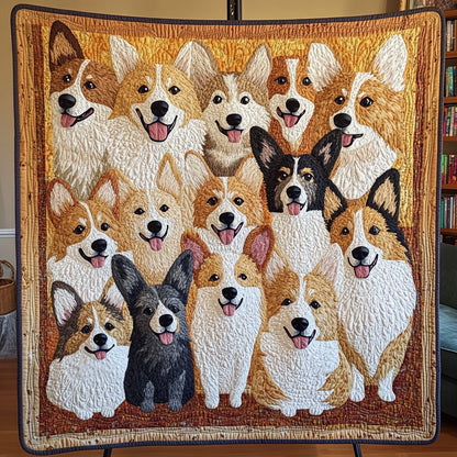 Snuggle Corgi CW0512025CL Quilt