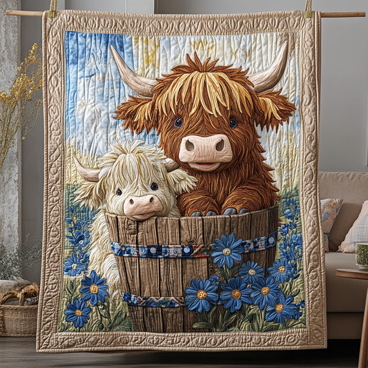 Rustic Cow YR2001050CL Quilt