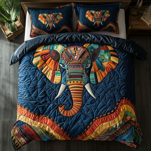 Desert Elephant Rhythm WN0910010CL Duvet Cover Set