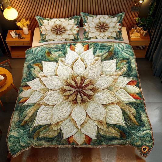 Mystic White Flower WY2712118CL Duvet Cover Set
