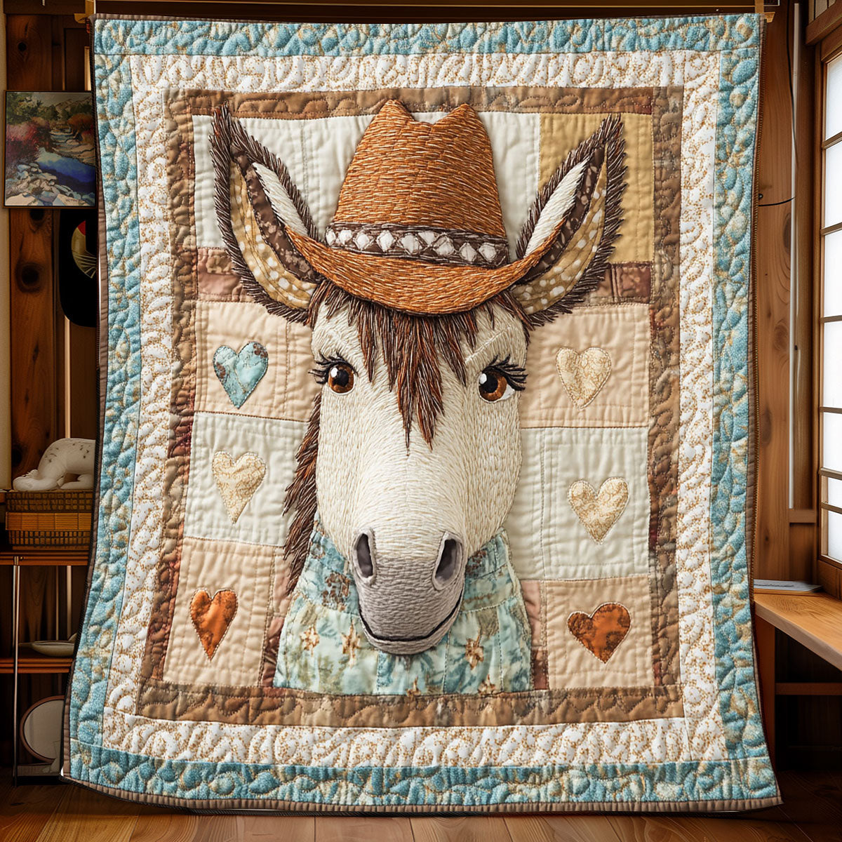 Western Donkey WP0603047CL Quilt