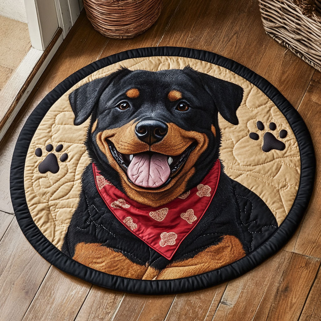 Happy Friend CP2605007CL Quilted Round Mat