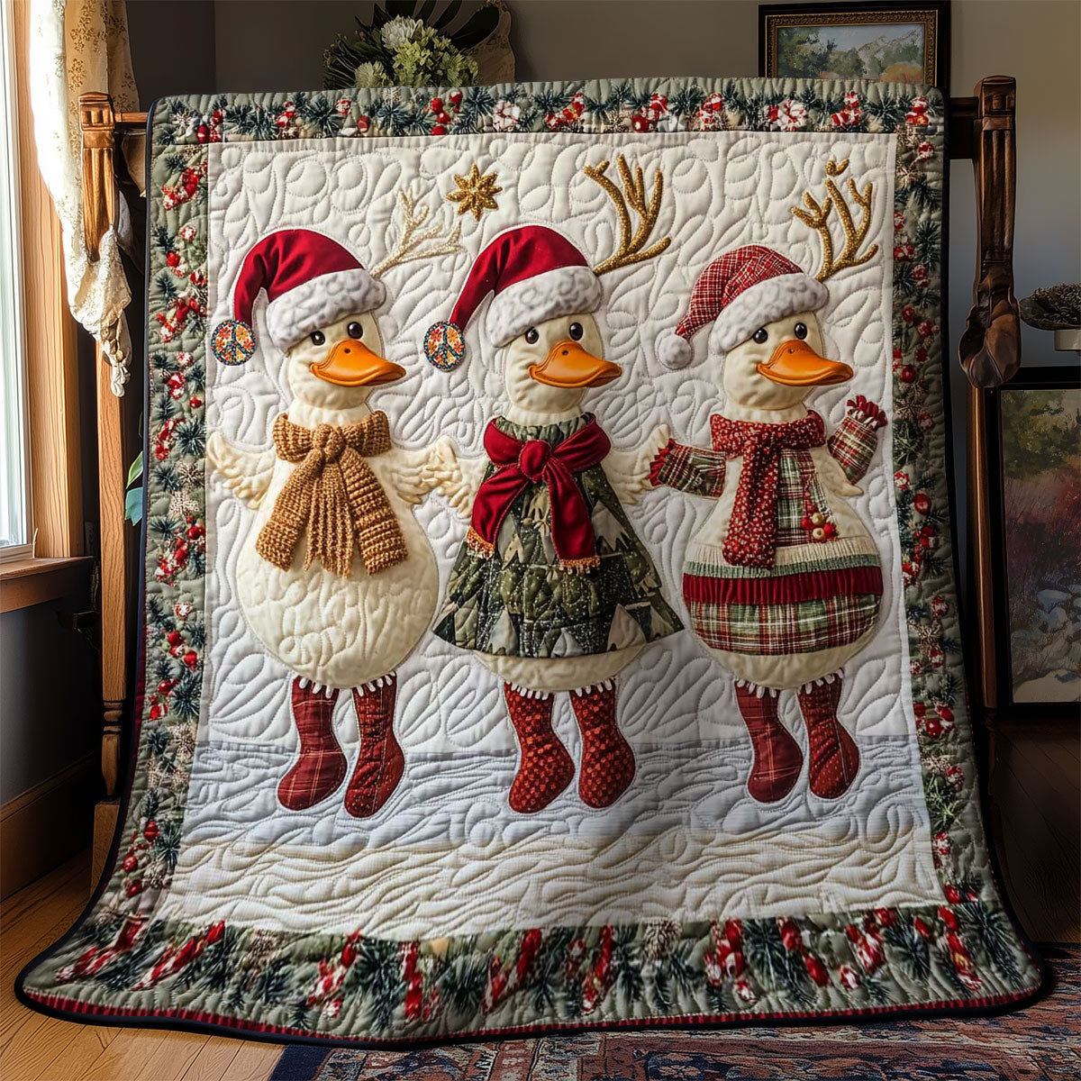 Winter Wonderland Ducks WN1312020CL Quilt