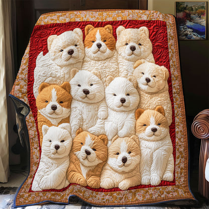 Puppy Love Patchwork YR1801034CL Quilt