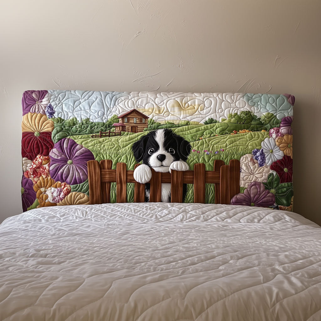 Countryside Dog QA2812013CL Quilted Headboard Slipcover