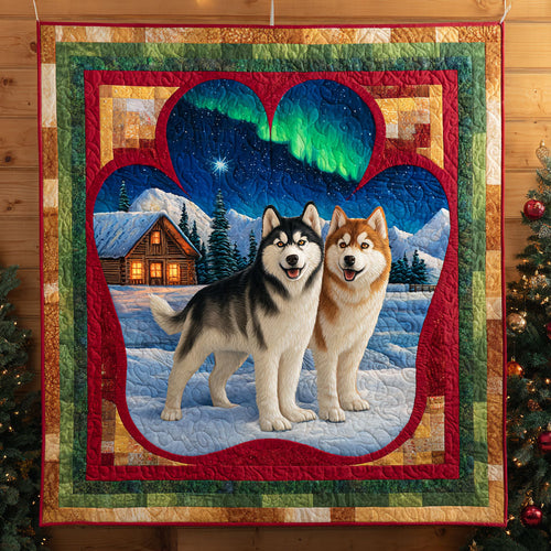 Husky Love Paw CW0611009CL Quilt