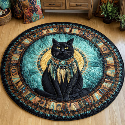 Native Cat CW1201063CL Quilted Round Mat