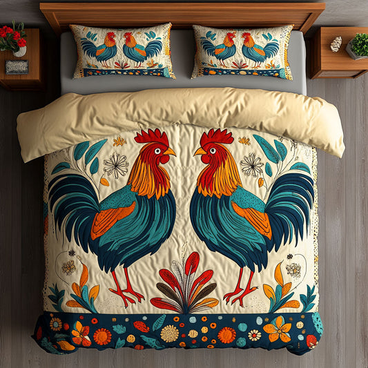 Patchwork Chicken WN1411104CL Duvet Cover Set