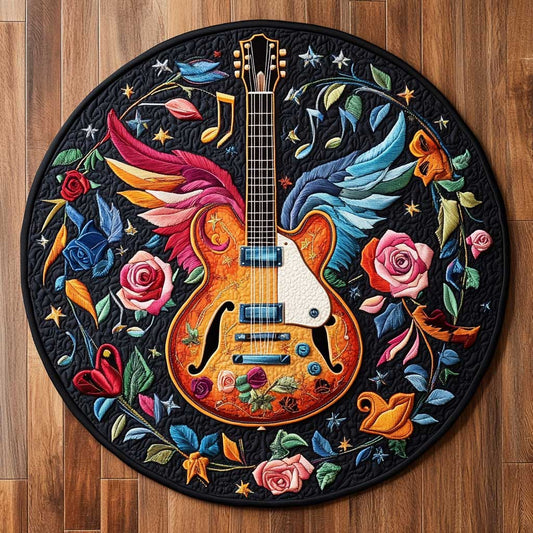 Guitar Wings WN2204027CL Quilted Round Mat