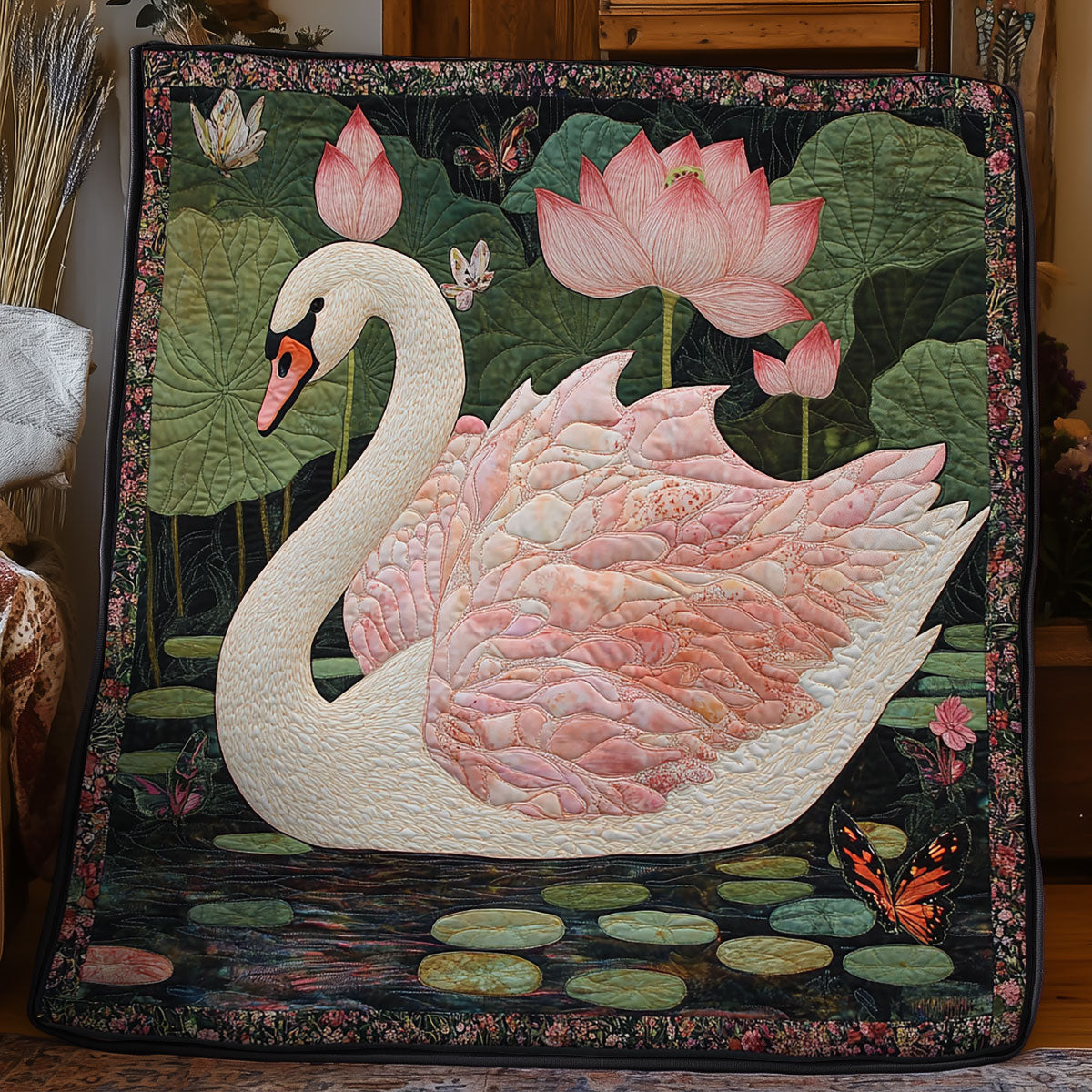 Lotus Swan WX0805023CL Quilt